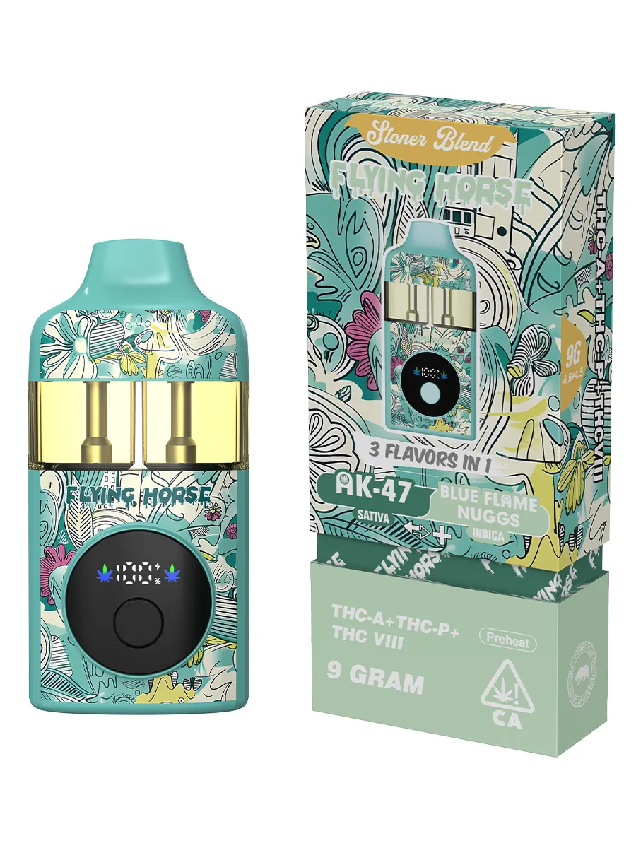 AK-47 | Blue Flame Nuggs Flying Horse Stoner Blend 3in1 Disposable 9G