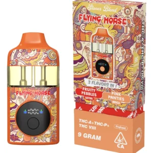 Fruity Pebbles | Pink Panties Flying Horse Stoner Blend 3in1 Disposable 9G