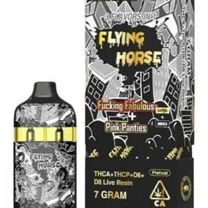 Fucking Fabulous | Pink Panties Flying Horse Stoner Blend Black Edition Disposable 7G