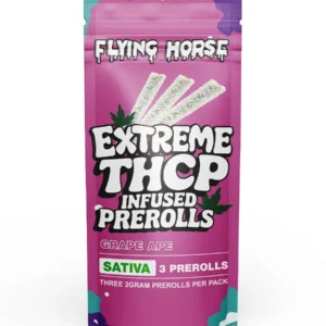 Grape Ape Flying Horse Extreme THCP Infused Pre-Rolls 3ct