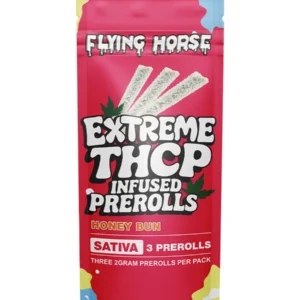 Honey Bun Flying Horse Extreme THCP Infused Pre-Rolls 3ct