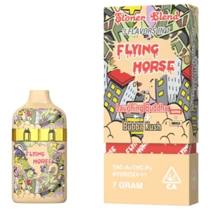 Laughing Buddha | Bubba Kush Flying Horse Stoner Blend Disposable 7G