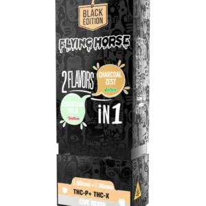 Mountain Wild | Charcoal Zest Flying Horse 2in1 Live Resin Disposable 3.8G
