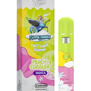 Peach Cobbler Flying Horse THC-A Liquid Diamond Disposable 3G