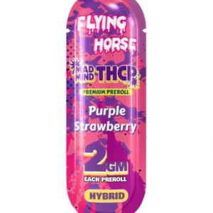 Purple Strawberry Flying Horse Mad Mind THCP Premiumm Pre-Roll 2GM