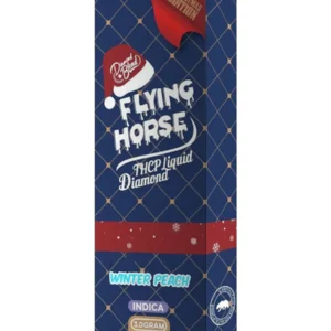 Winter Peach Flying Horse THCP Liquid Diamond Christmas Edition Disposable 3G